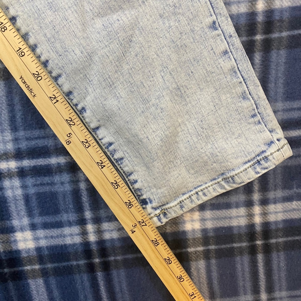 KanCan Signature Relaxed Fit Acid Wash Distressed Jeans VBK1914A Light Blue 27 - Picture 6 of 7